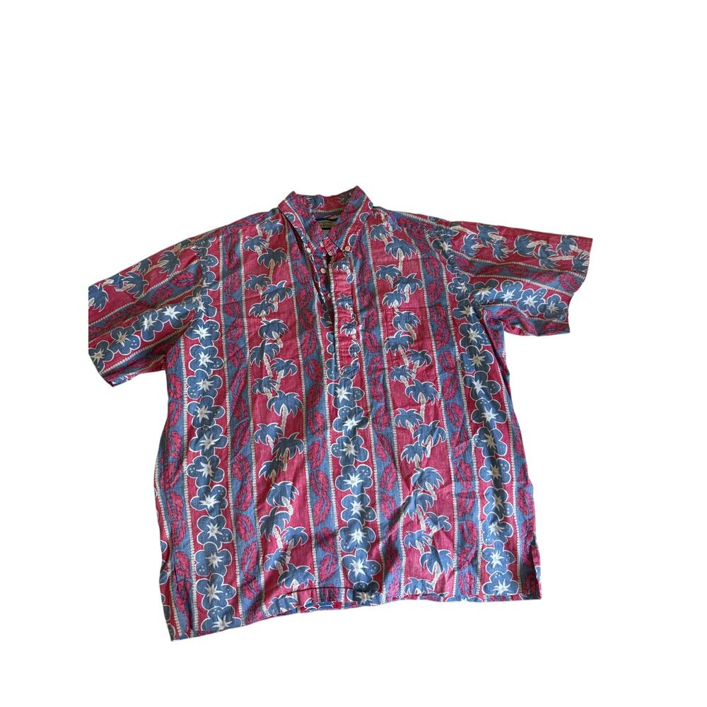 Vintage Reyn Spooner Phil Edwards Hawaiian Aloha Shirt Size L Made in Hawaii